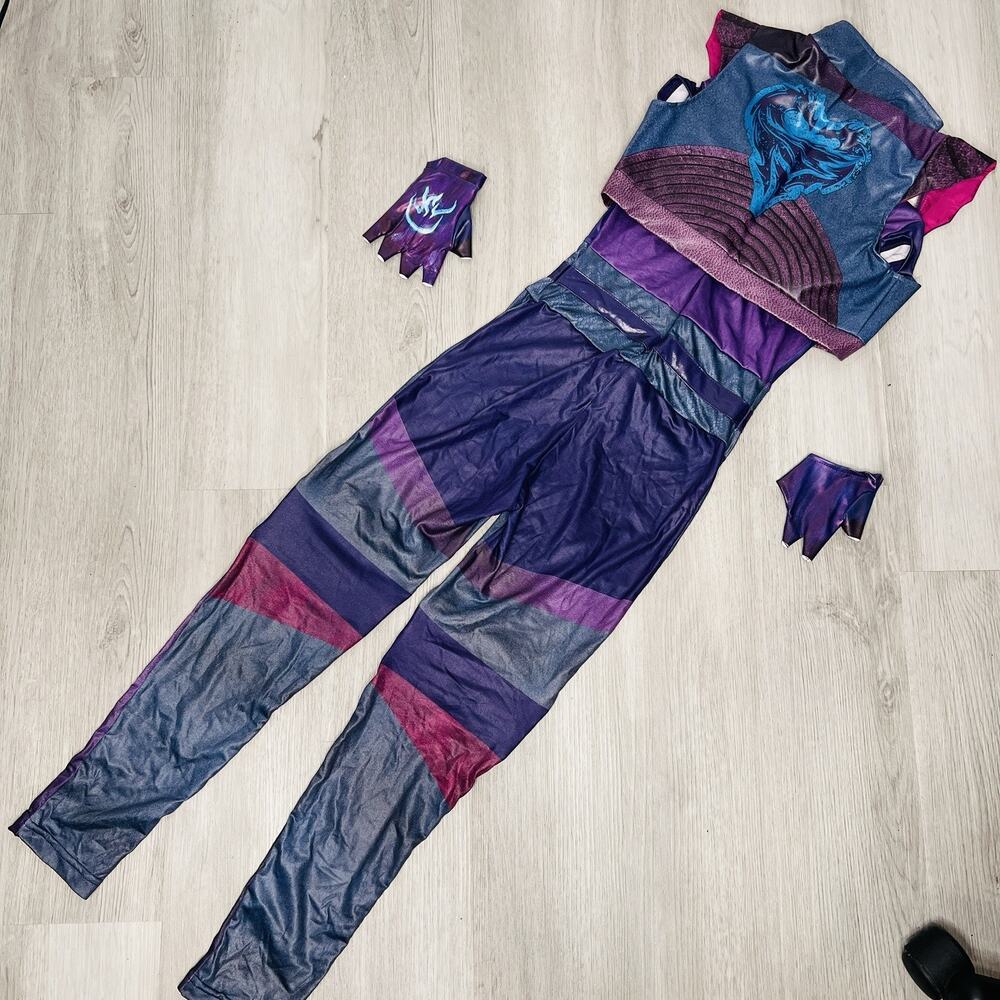 disney descendants Mal Halloween Cosplay Costume Size Medium - Picture 5 of 9